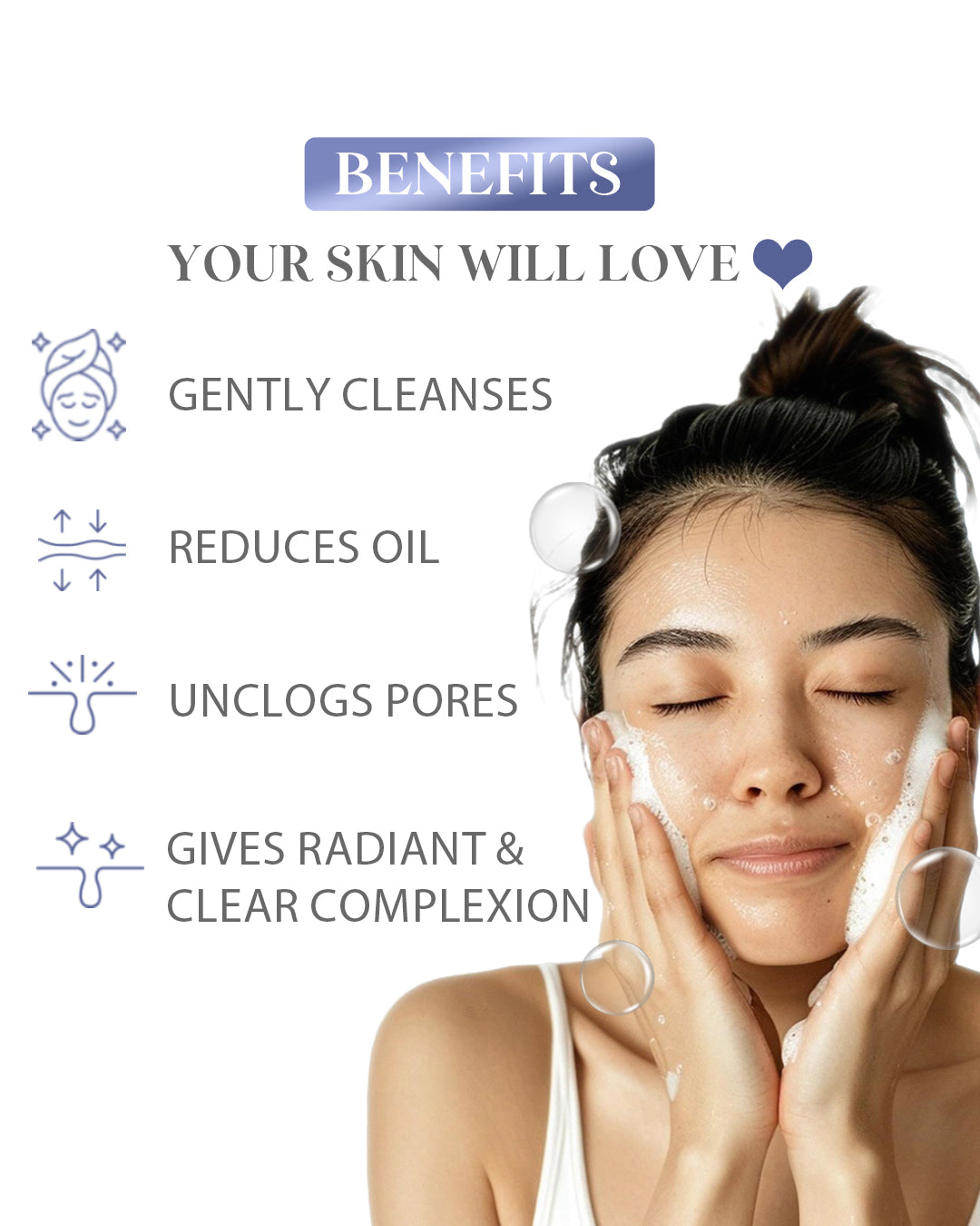 Benefits Foaming Facewash