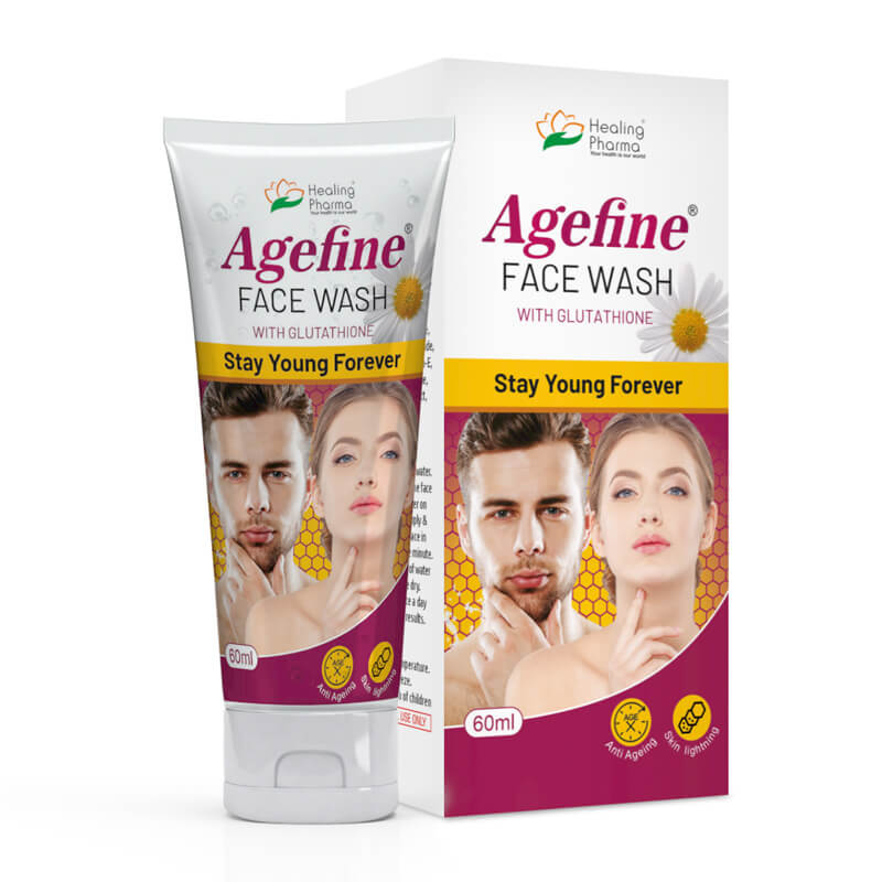 agefine skin whitening facewash